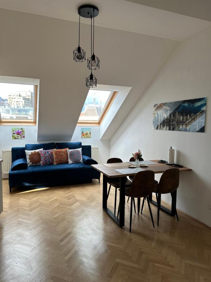 Klimatisiertes Dachgeschoss City Apartment In Zentrum Wiens Extérieur photo