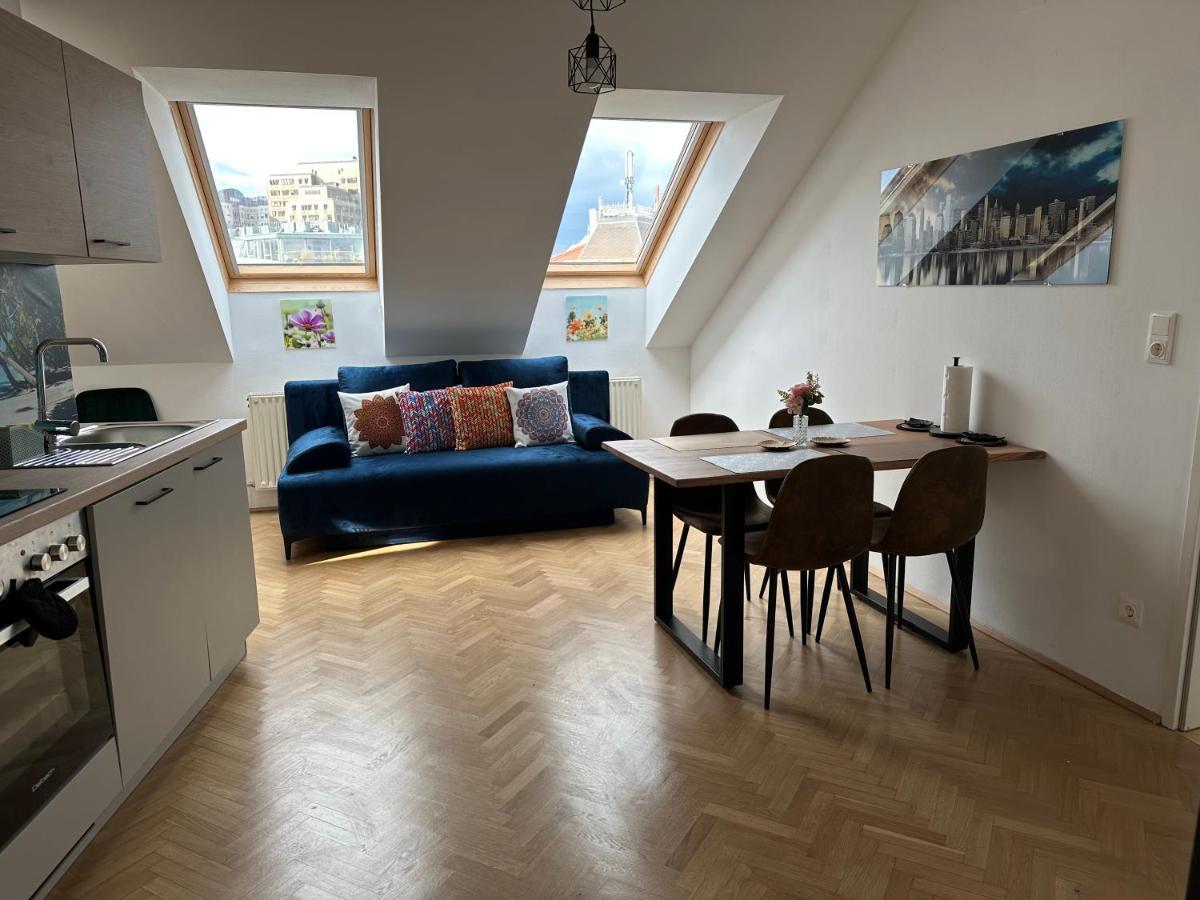 Klimatisiertes Dachgeschoss City Apartment In Zentrum Wiens Extérieur photo